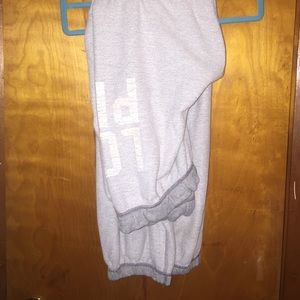 Love pink sweatpants