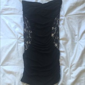 Strapless bodycon dress
