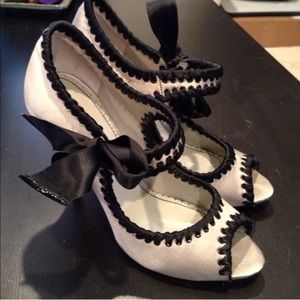 Betsey Jones Silver heels