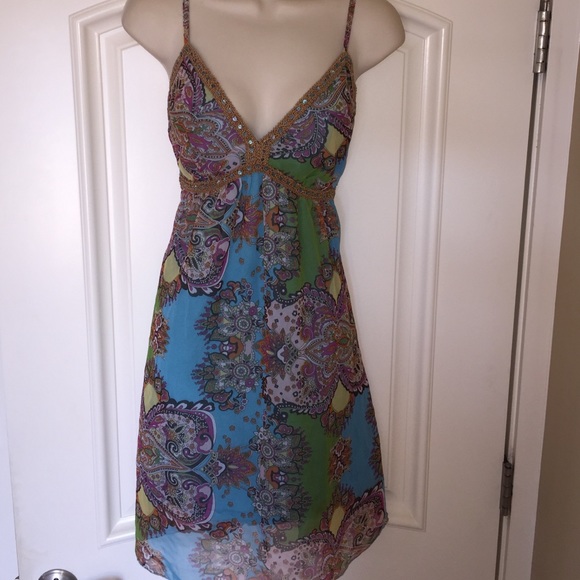 Cute hippie print dress