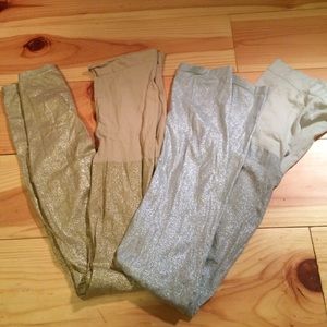 Express metallic leggings