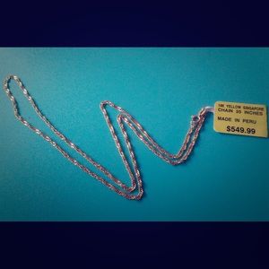 SALE 14k gold chain, 20 inches, $88 OR BEST OFFER