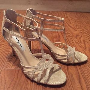 Nina Tan Champagne Heels