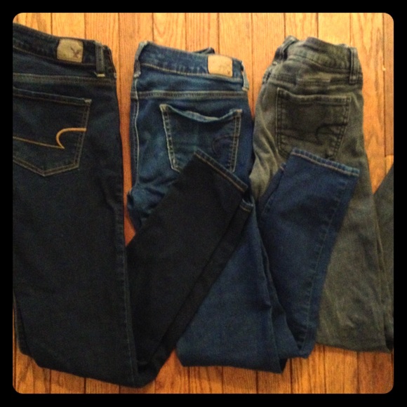 American eagle jeggings size 4 bundle