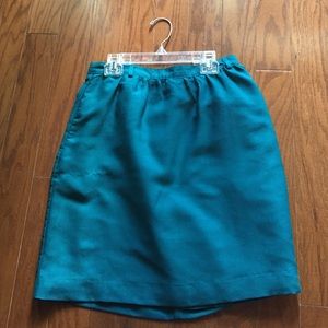 Teal Skirt