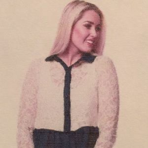 Lace & Chiffon Blouse