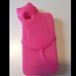 iPhone 4 pink cat case