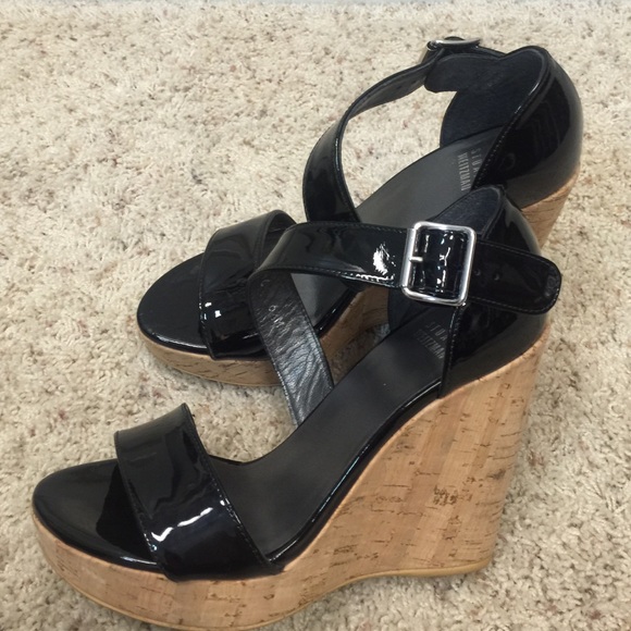 Stuart Weitzman wedge sandals - Picture 2 of 4