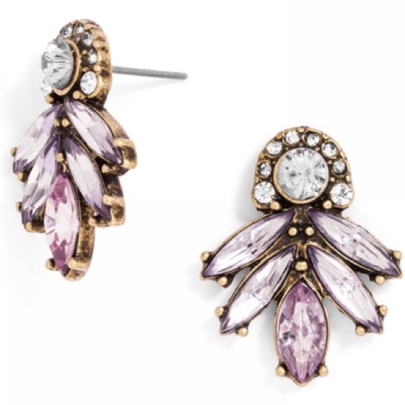 SOLD IN BUNDLE 🌸 Baublebar pink crystal studs - Picture 2 of 3