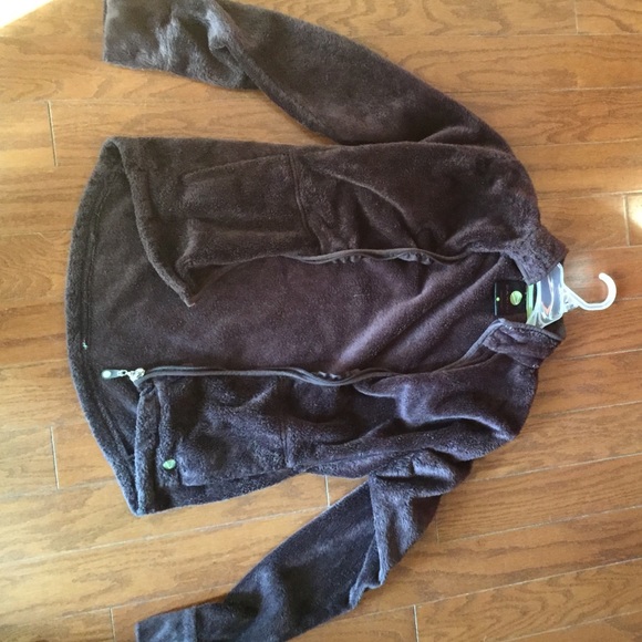 Fuzzy brown jacket