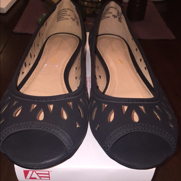 New in box American Eagle Black Flats