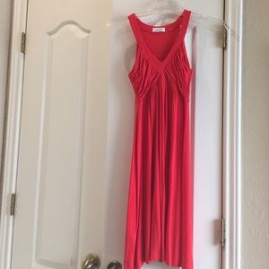 Calvin Klein orange tank dress
