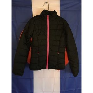 NWT Black/Pink Puffer Jacket