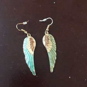 Feather earrings