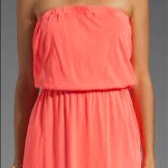 Lovely Coral Pink Sleeveless Maxi Dress Sz. M