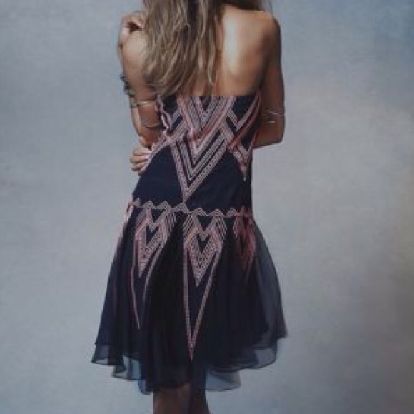 FREE PEOPLE Dress Sweetheart Bustier Cocktail Mini - Picture 4 of 4