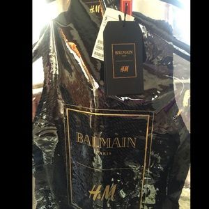 Balmain x H&M Velvet Dress