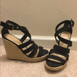 Black wedges from Target!