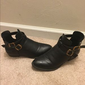 Black booties from Target