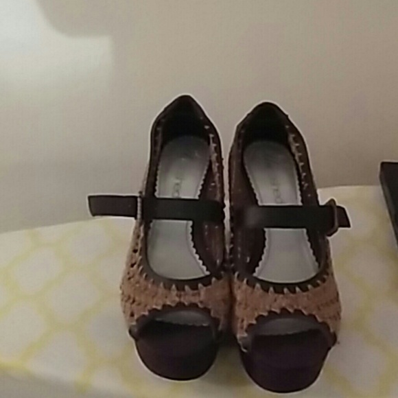 Platform Crochet Heels