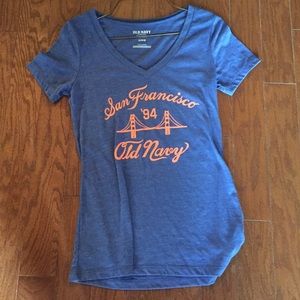 "San Francisco" old navy short sleeve shirt