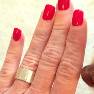 Tiffany & Co wide love notes ring size 5