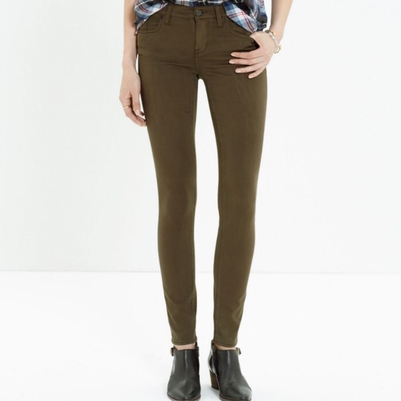 Madewell Skinny Skinny Ankle Sateen Pants