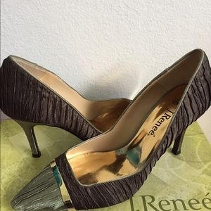 J.Renee Olive/mid green Bloom shoes
