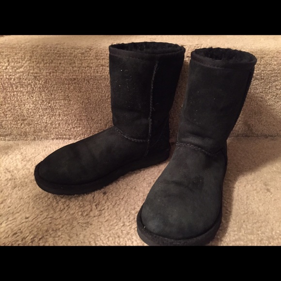 Black UGG boots. Size 5