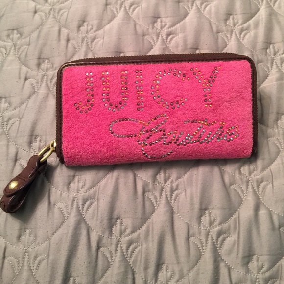 Pink Juicy Terry Cloth Wallet