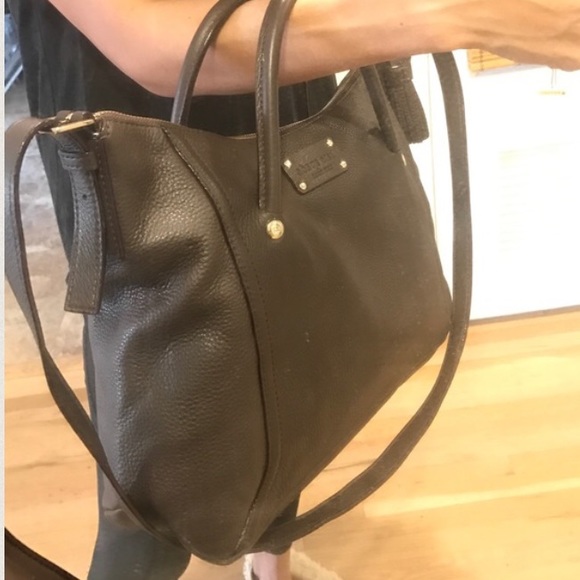 Kate Spade Park Slope Brown Leather Satchel - Picture 4 of 4