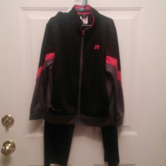 Russell two piece sweat suit