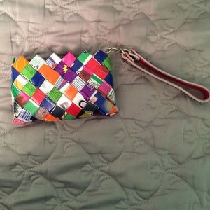 Brand New Nahuiollin Candy Wrapper Wristlet