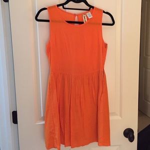 Orange sundress