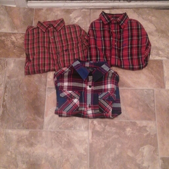 3 Boys Button Up Shirts