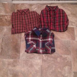 3 Boys Button Up Shirts