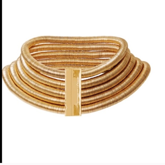 Balmain x HM gold choker