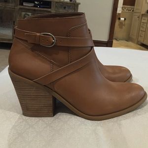 Lucky Brand Buckle Booties!! Barley worn!!