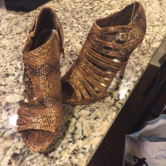 Snakeskin Heels