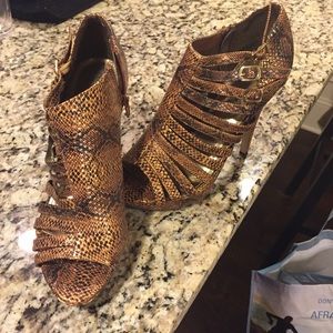 Snakeskin Heels
