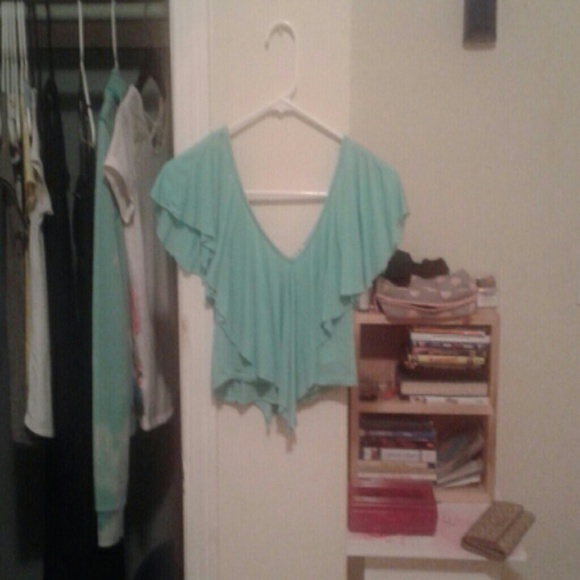 Blue crop top - Picture 1 of 1