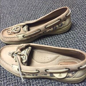 Sperry Top Sider cheetah print shoes!