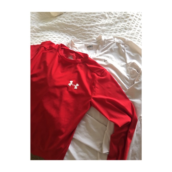 Nike and under armor compression bundle.