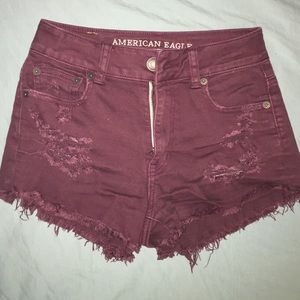 High waisted shorts