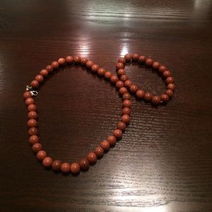 Necklace and bracelet set