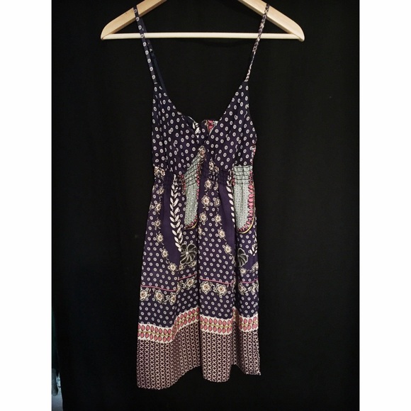 Silk Printed Aqua dress