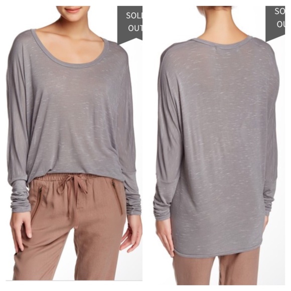 Michael Stars Tops - Michael Stars Scoop Neck Dolman Tee