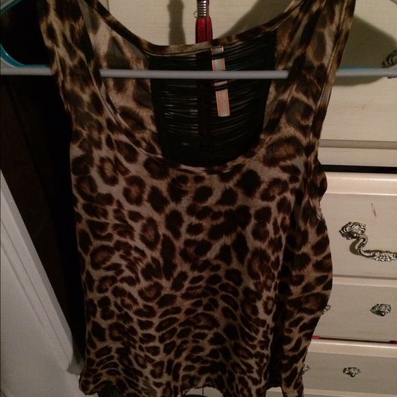 cheetah tank top