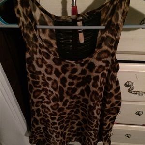 cheetah tank top