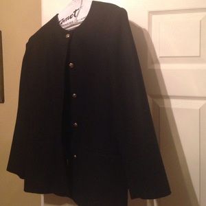 Black two piece suit